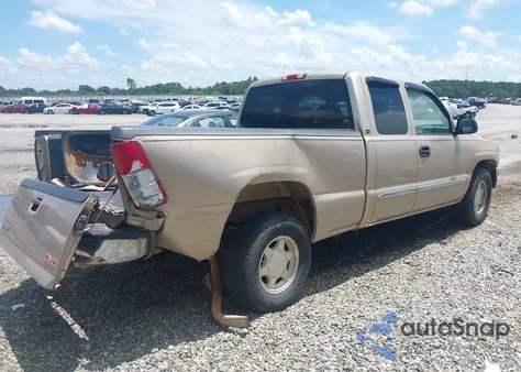 2004 GMC Sierra 1500 Sle z USA, uszkodzony, nr VIN 2GTEC19V641156796